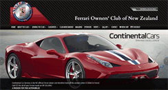 Desktop Screenshot of ferrari.org.nz