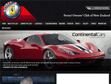 Tablet Screenshot of ferrari.org.nz