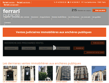 Tablet Screenshot of ferrari.fr