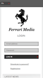 Mobile Screenshot of media.ferrari.com