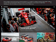 Tablet Screenshot of ferrari.com